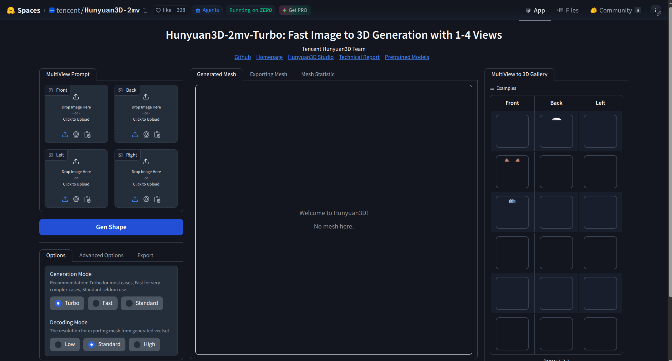 Hunyuan3D screenshot